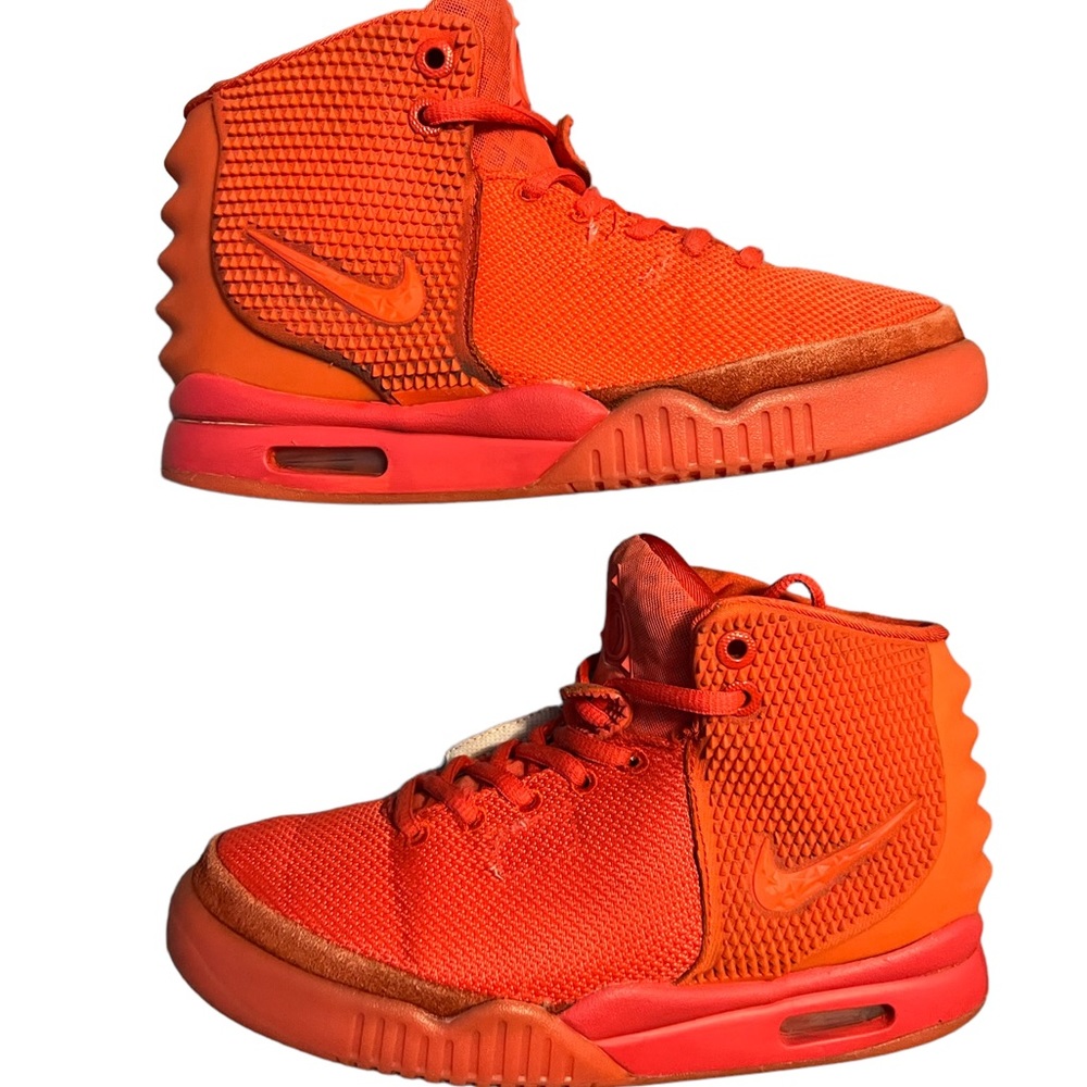 Nike Air Yeezy 2 Red October Size 7 RARE KANYE WEST SAMPLE SNEAKERS SHOES